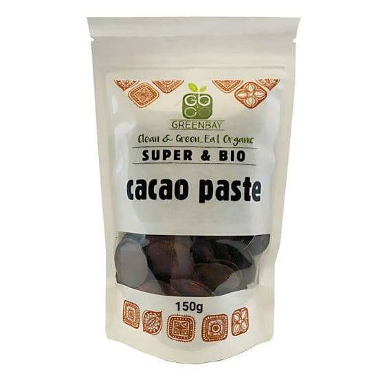 Κακαόμαζα (cacao paste) Raw (150 γρ) - Green Bay