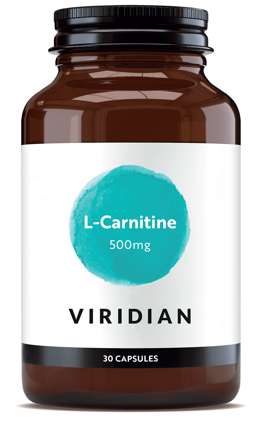 L-Carnitine 500mg Veg 30 Caps - Viridian