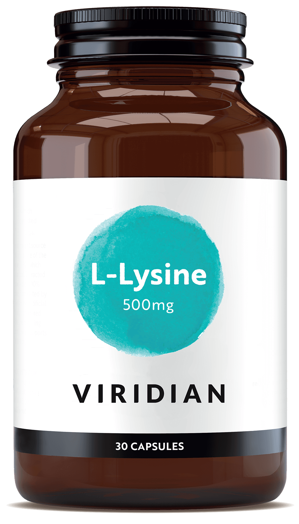 L-Lysine 500mg Veg 30 Caps - Viridian