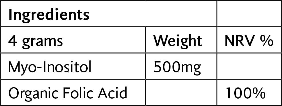 Myo-Inositol & Folic Acid Powder 120g - Viridian - Thumbnail 2