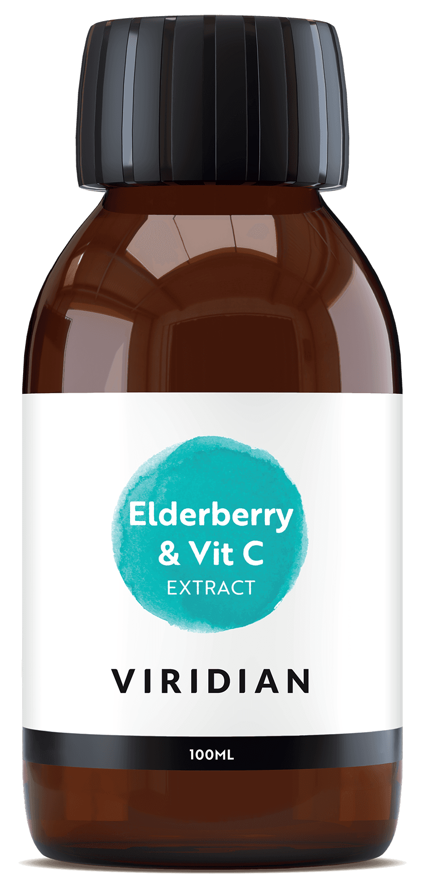 Elderberry (Μαύρο Σαμπούκο) & Vit C Extract (Organic) 100ml - Viridian - Image 1