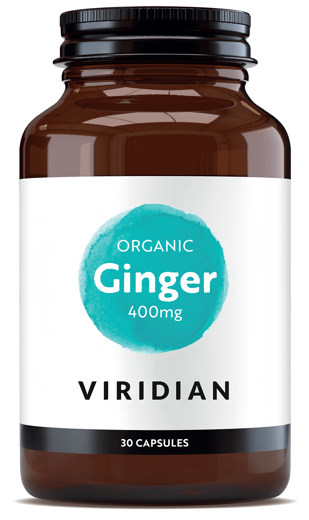Ginger 400mg Veg 30 Caps (Organic) - Viridian