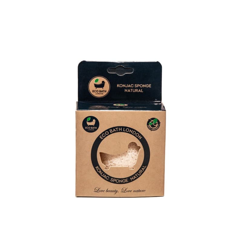Σφουγγάρι Konjac Φυσικό - Eco Bath - Image 1