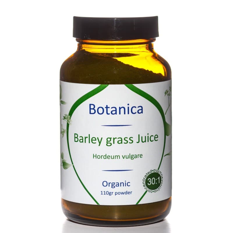 Βιολογικός Χυμός Κριθαρόχορτου Σκόνη - Barley Grass 30:1 110gr - Botanica