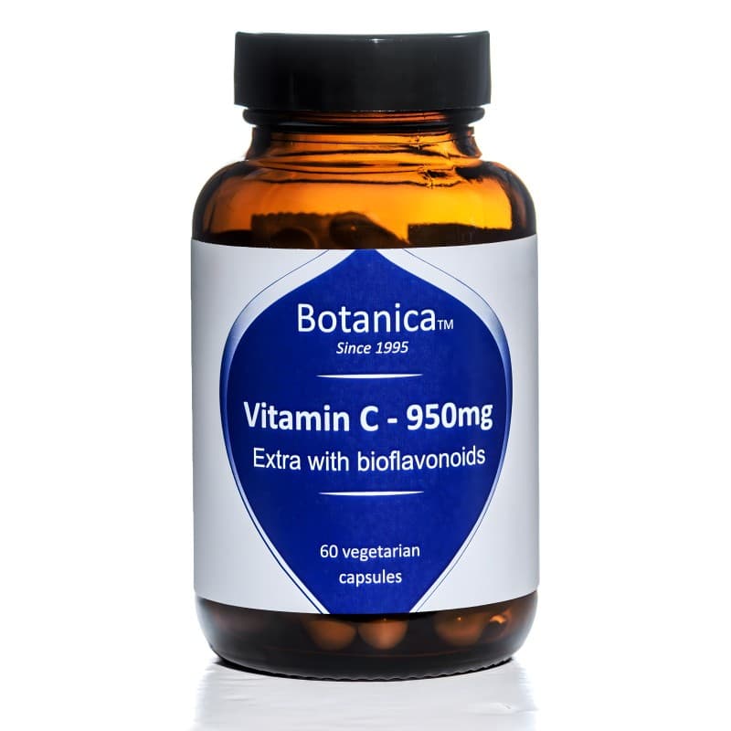 Βιταμίνη C & Βιοφλαβονοειδή 950mg 60 veg. caps - Botanica