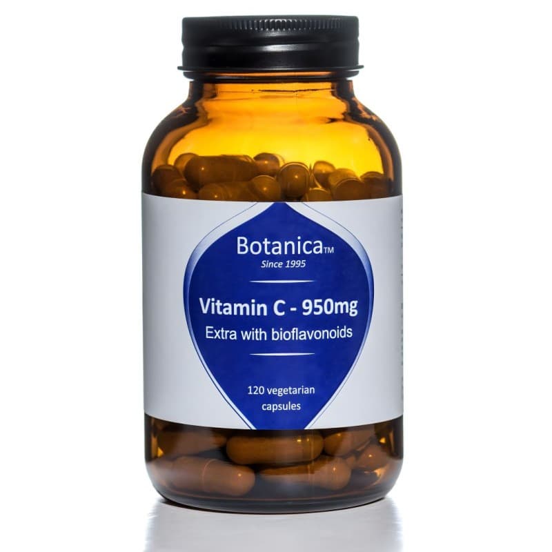 Βιταμίνη C & Βιοφλαβονοειδή 950mg 120 veg. caps - Botanica