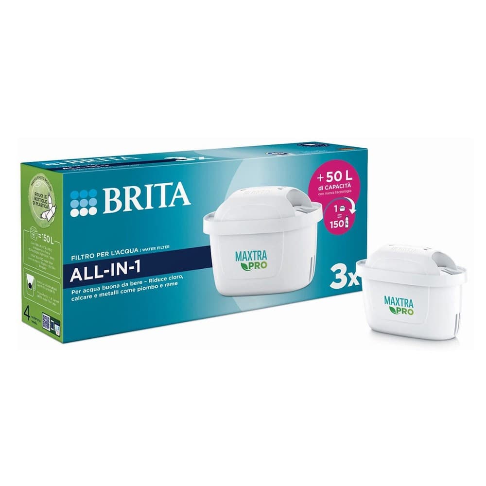 Brita Ανταλλακτικό Φίλτρο Νερού για Κανάτα από Ενεργό Άνθρακα Maxtra Pro All-in-1 3τμχ - Image 1