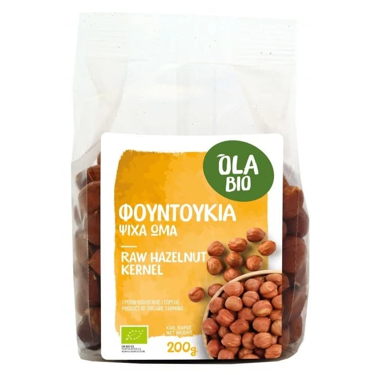 Φουντουκόψιχα (άψητη) 200 gr - Βιο-Υγεία