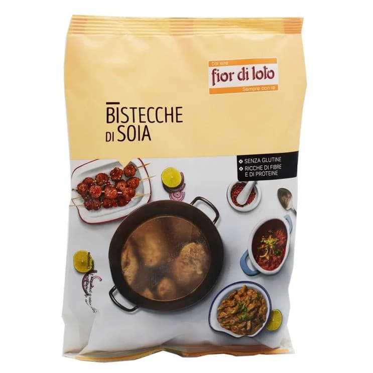 Μπιφτέκια σόγιας χωρίς γλουτένη 200gr - Fior di Loto