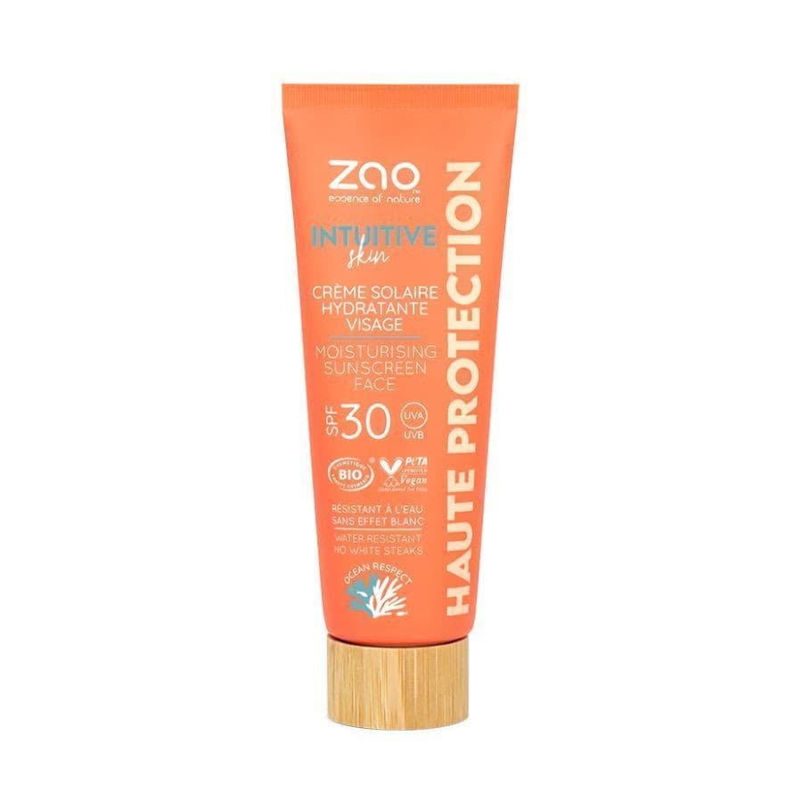 Organic Skin Intuitive Moisturising Face Sunscreen SPF 30 - Zao - Image 1