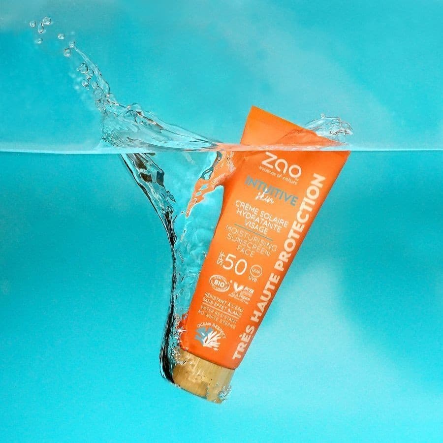 Organic Skin Intuitive Moisturising Face Sunscreen 50ml SPF 50  - Zao - Thumbnail 3