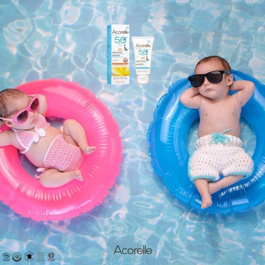 Certified Organic Baby Sunscreen 50ml SPF50 - Acorelle - Thumbnail 2