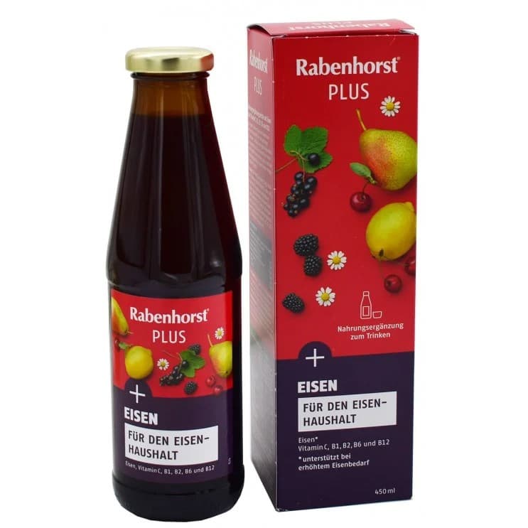 Χυμός Υγρός Σίδηρος 450ml - Rabenhorst