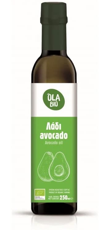Λάδι Avocado ψυχρής έκθλιψης ΒΙΟ 250ml - Ola Bio