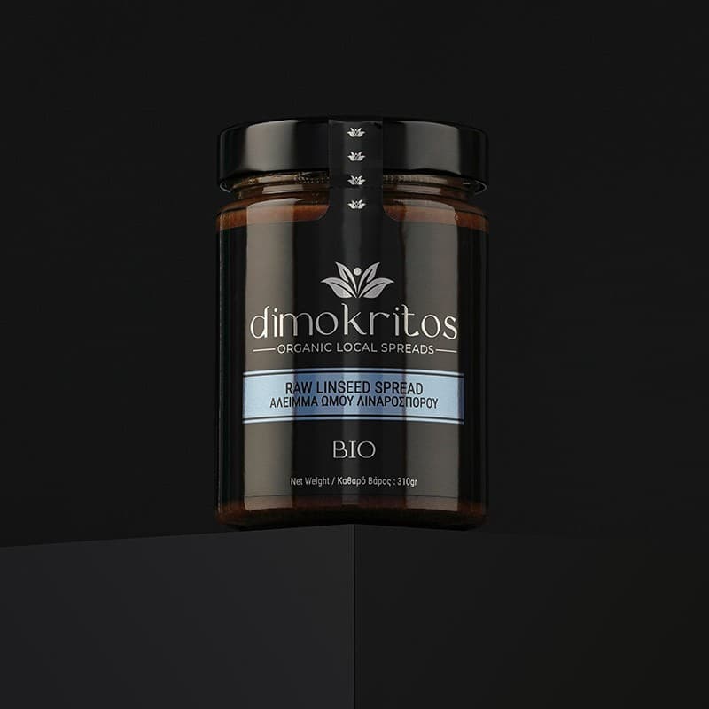 Άλειμμα ωμού Λιναρόσπορου ΒΙΟ 310gr - Δημόκριτος - Image 1