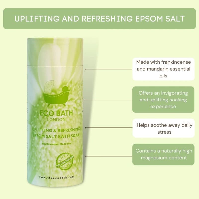 Άλατα Μπάνιου Ανυψωτικά & Αναζωογονητικά Epsom Uplifting Refreshing 250gr - Eco Bath - Thumbnail 4