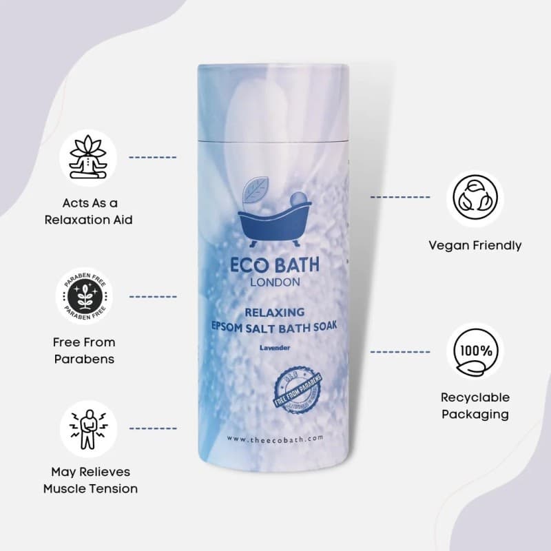 Άλατα Μπάνιου για Χαλάρωση - Epsom Relaxing 250gr - Eco Bath - Thumbnail 2