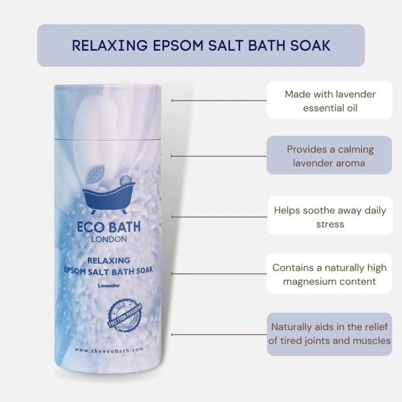 Άλατα Μπάνιου για Χαλάρωση - Epsom Relaxing 250gr - Eco Bath - Thumbnail 4
