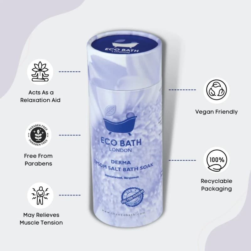 Άλατα Μπάνιου Αισθησιακά - Epsom Derma 250gr - Eco Bath - Thumbnail 3