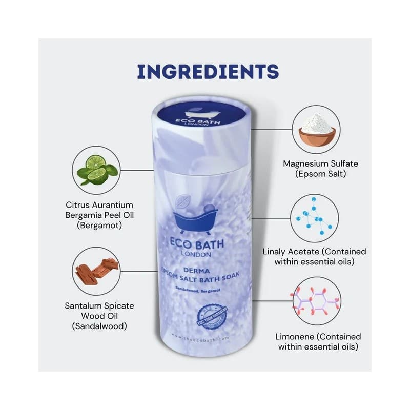 Άλατα Μπάνιου Αισθησιακά - Epsom Derma 250gr - Eco Bath - Thumbnail 4