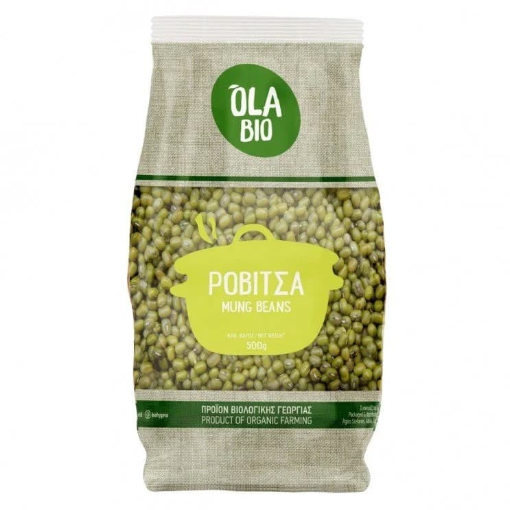 Ροβίτσα - Mung Beans ΒΙΟ 500gr - Ola Bio - Image 1