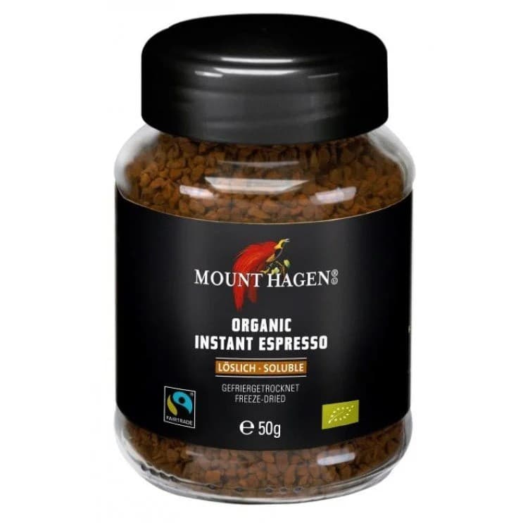 Καφές στιγμιαίος Espresso BIO 50gr - Mount Hagen - Image 1