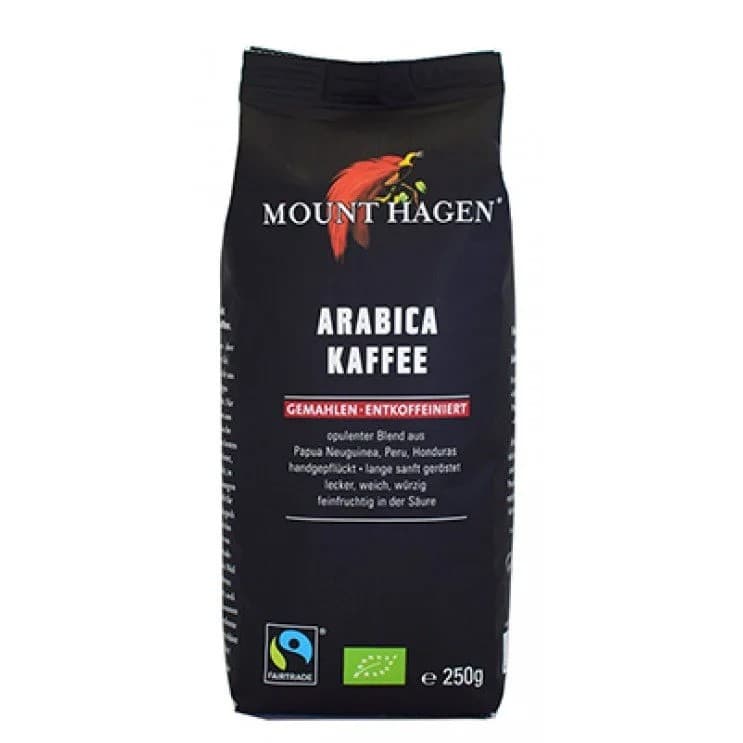 Καφές φίλτρου χωρίς καφεΐνη BIO 250gr - Mount Hagen