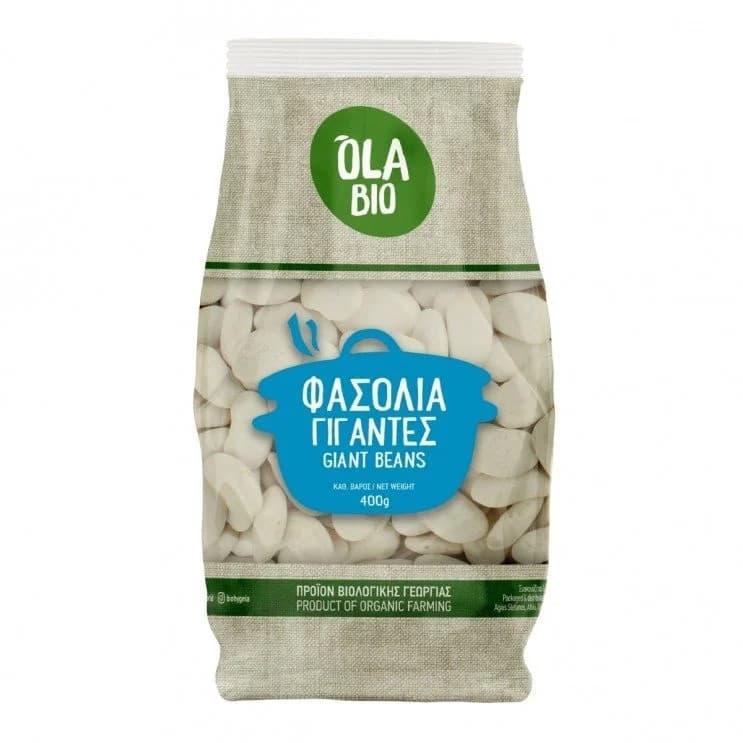 Φασόλια Γίγαντες Ελληνικά BIO 400gr - Βιο Υγεία
