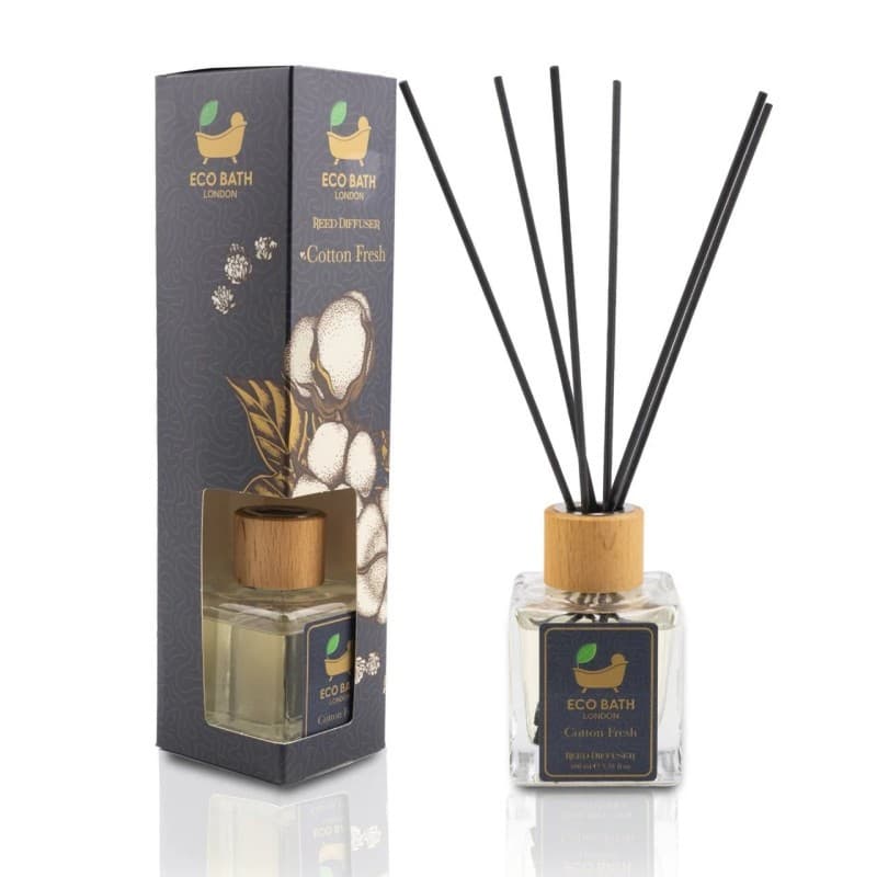 Αρωματικό Χώρου Cotton Fresh - Diffuser 100ml - Eco Bath London - Image 1