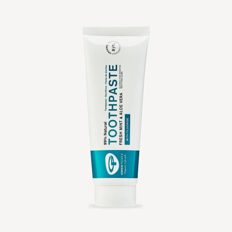 Οδοντόκρεμα με μέντα & Aloe Vera, με φθόριο 75 ml - Green People