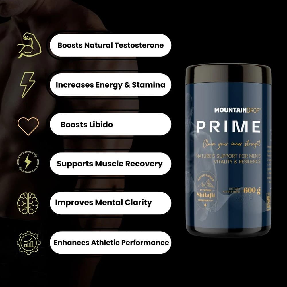 Prime Booster Testosterone Shilajit 600gr - Mountaindrop - Thumbnail 4