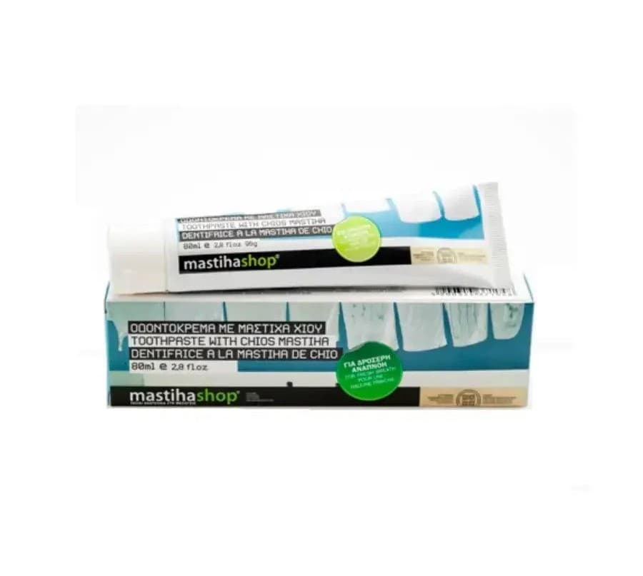 Οδοντόκρεμα με Μαστίχα Χίου Fresh 80ml - Mastihashop - Image 1