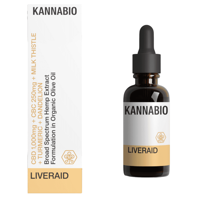 LIVERAID CBD+CBC+Προσαρμογόνα βότανα (1,250mg/10ml) - Kannabio