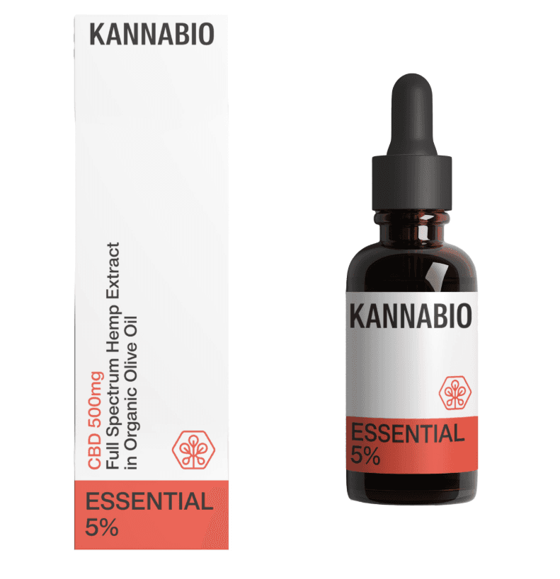 ESSENTIAL 5% (EX CARE DROPS CBD 5%) 10ml) - Kannabio