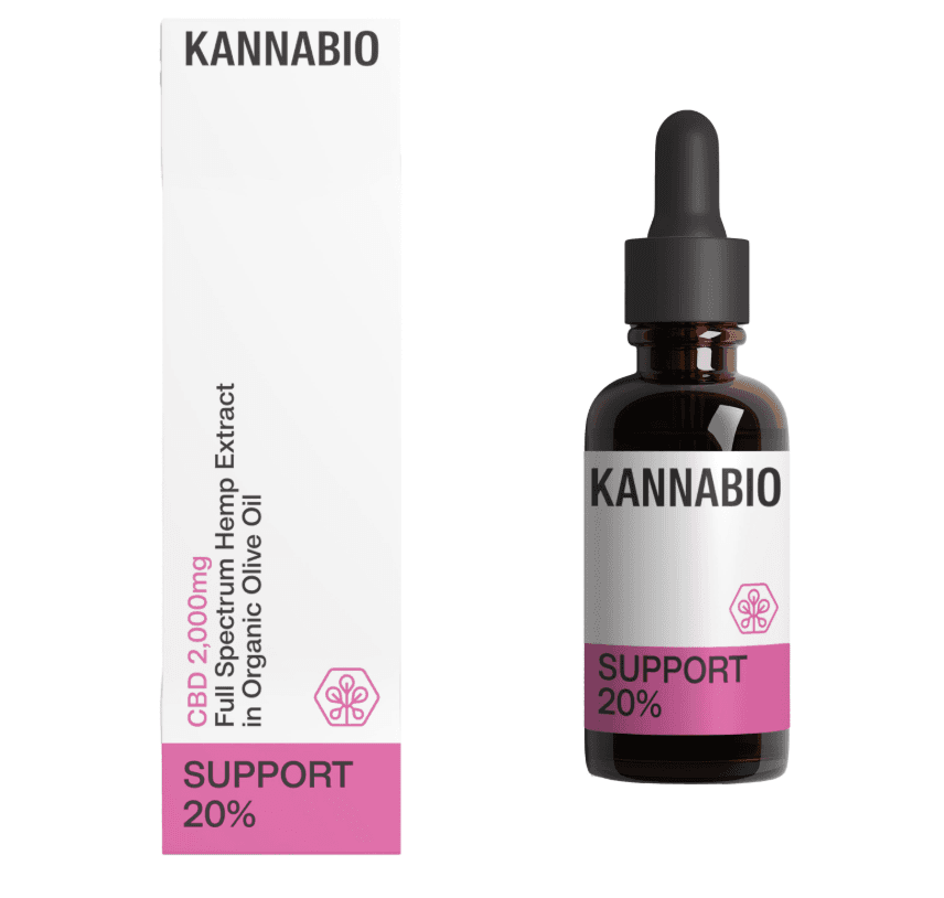 SUPPORT 20% CBD (2000mg/ 10ml) - Kannabio