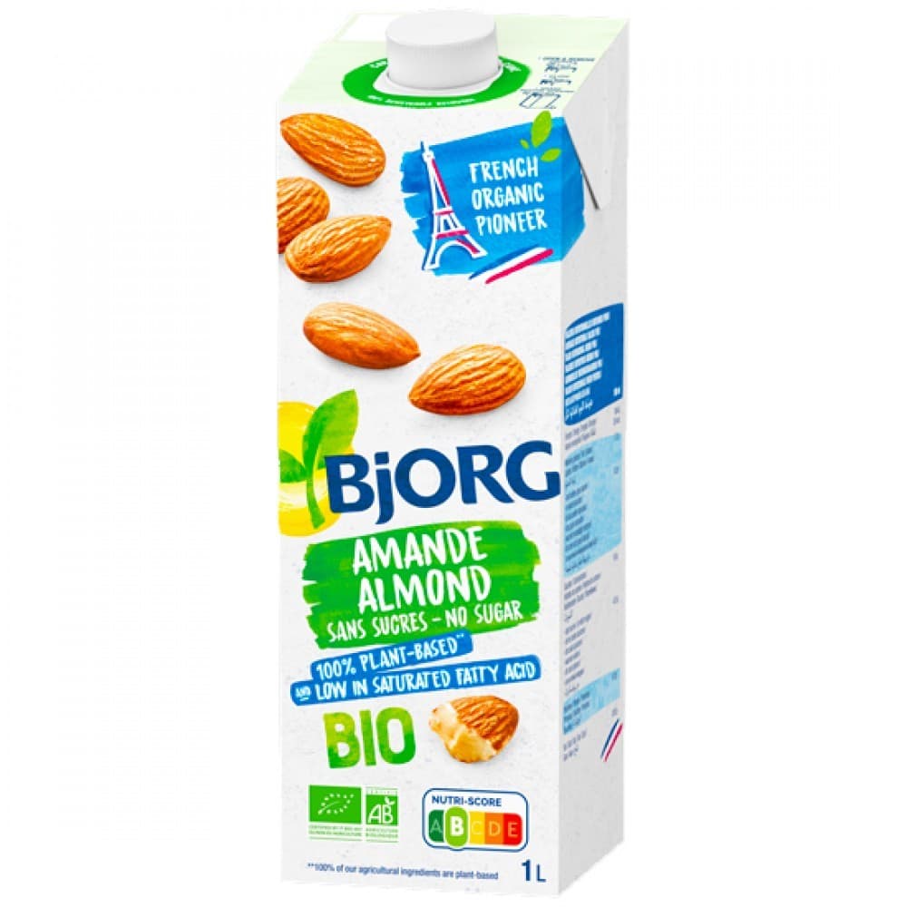 Ρόφημα Αμυγδάλου - Χωρίς Προσθήκη Ζάχαρης 1lt BIO - Bjorg