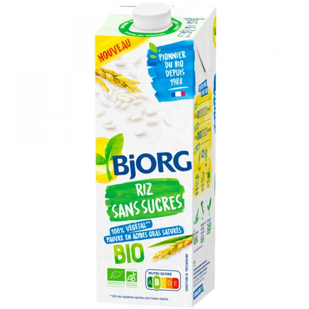 Ρόφημα Ρυζιού - Χωρίς Πρόσθετη Ζάχαρη 1lt BIO - Bjorg