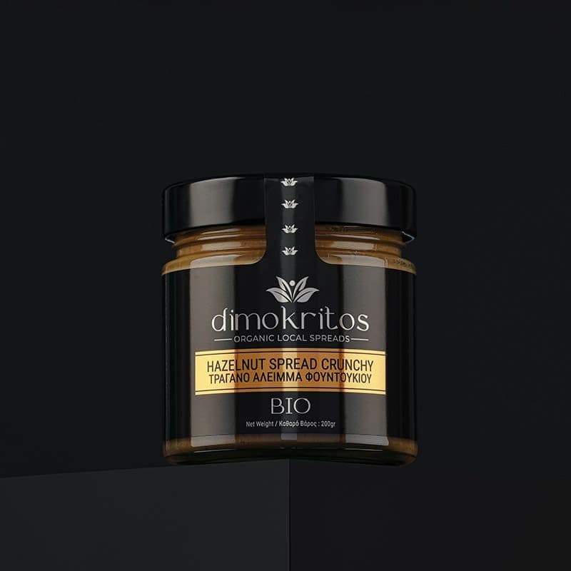 Άλειμμα Φουντούκι ΒΙΟ 200gr Crunchy - Δημόκριτος