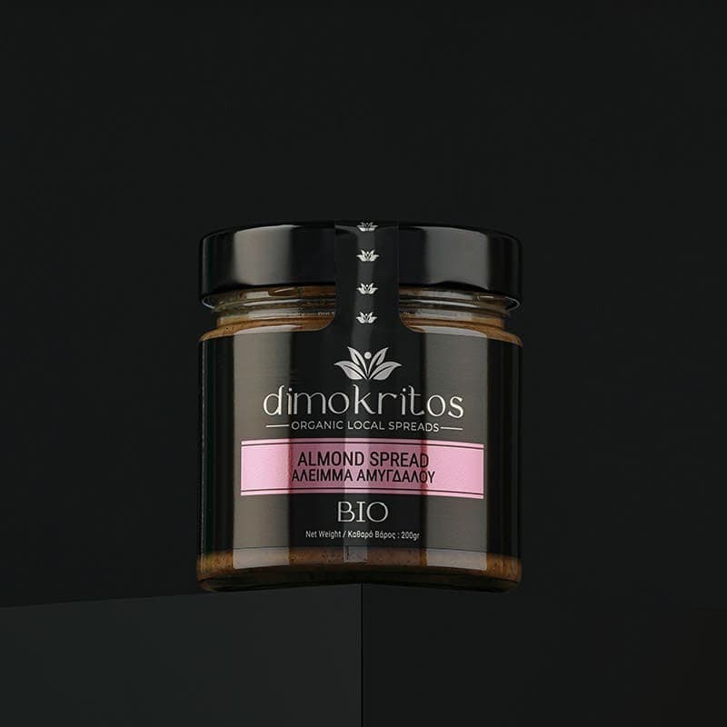 Άλειμμα Αμυγδάλου ΒΙΟ 200gr Crunchy - Δημόκριτος