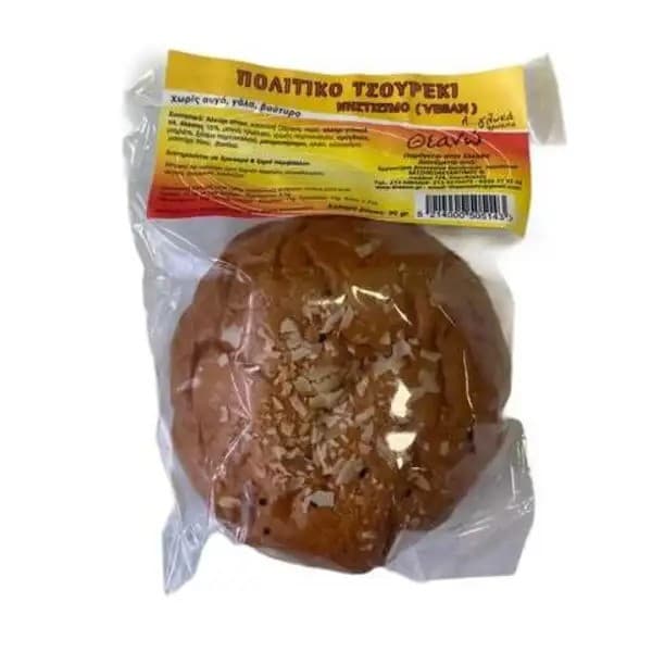 Τσουρέκι Πολίτικο Νηστίσιμο 90gr - Θεανώ