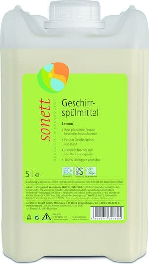 Υγρό Πιάτων Λεμονί 5Lt - Sonett