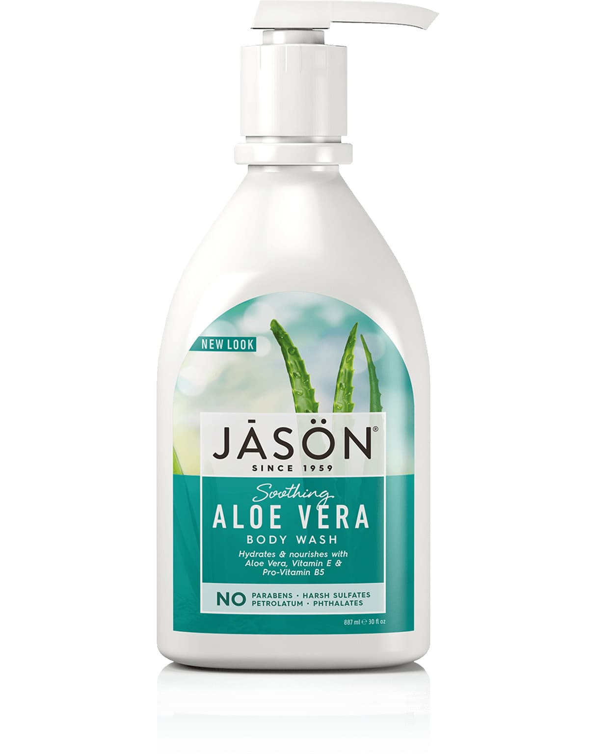 Αφρόλουτρο με Aloe Vera 887 ml - JASON - Image 1