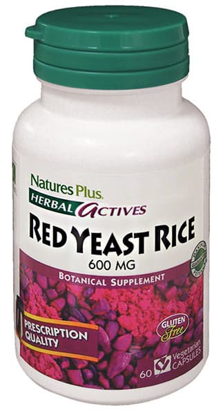 RED YEAST RICE 600 mg 60 φυτικές caps - Natures Plus - Image 1