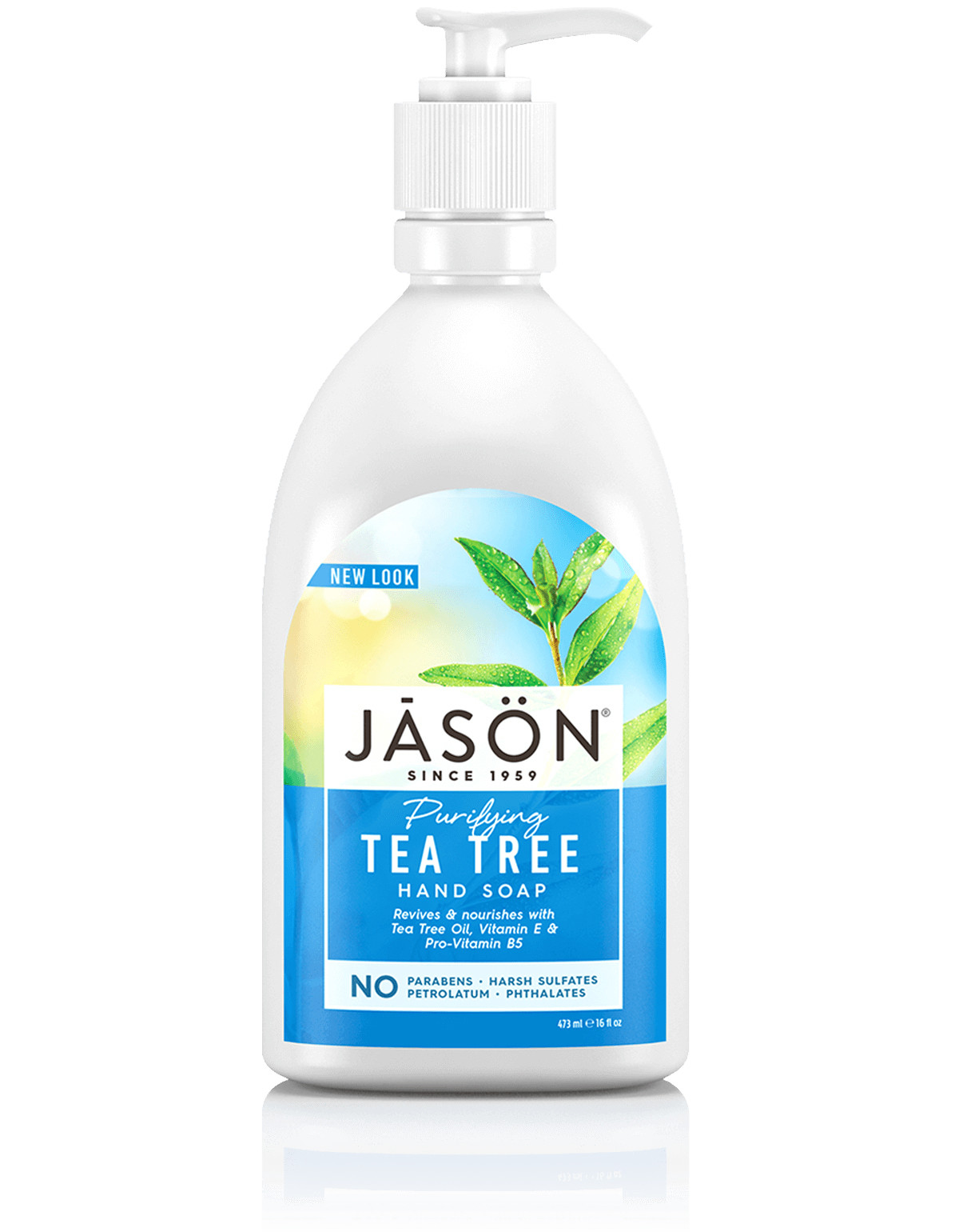 Υγρό κρεμοσάπουνο με Τεϊόδεντρο 473 ml - JASON