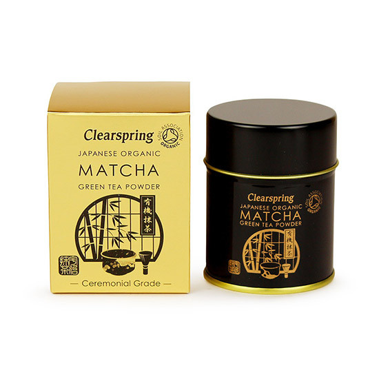 Matcha (Μάτσα) Ceremonial πράσινο τσάι σε σκόνη (30γρ) - Clearspring