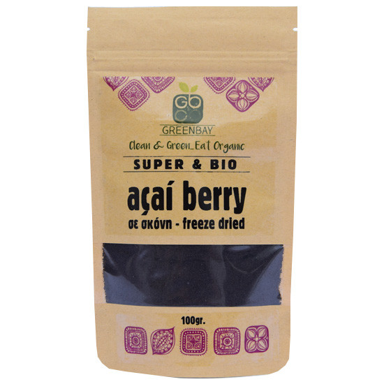 Ασαΐ Μπέρι (Açai Berry) σε Σκόνη - (100γρ) - Green Bay