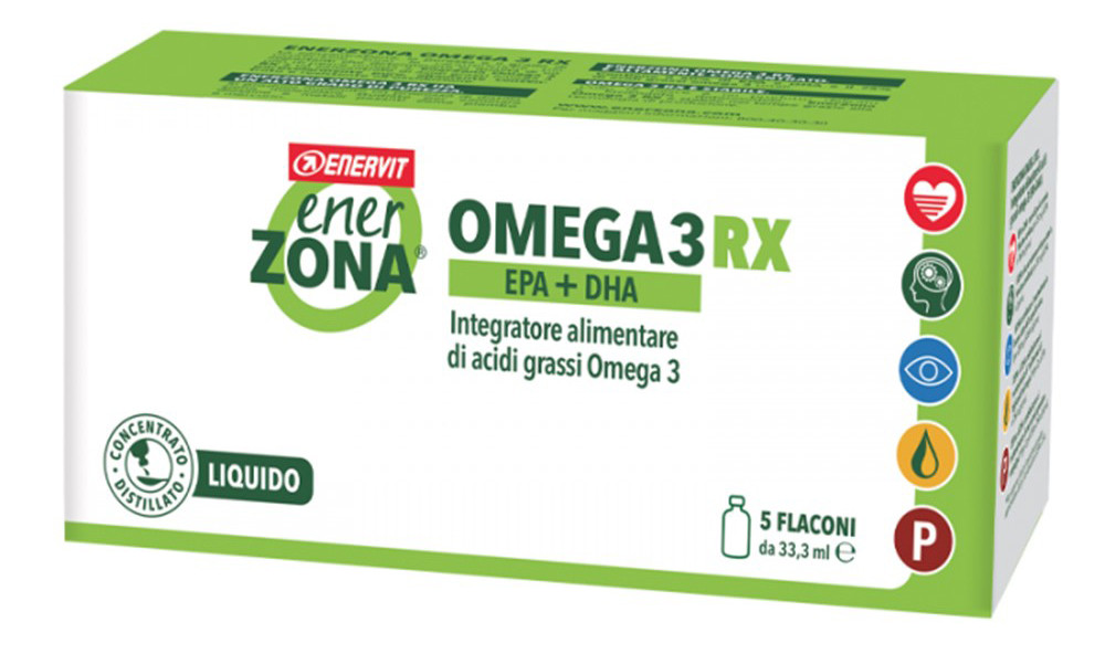 Ωμέγα-3 RX - 5 φιαλίδια των 33,3 ml - EnerZona