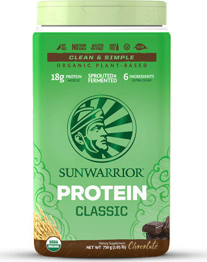 Πρωτεϊνη Καστανού Ρυζιού ''Classic'' Σοκολάτα 750 gr - SUNWARRIOR