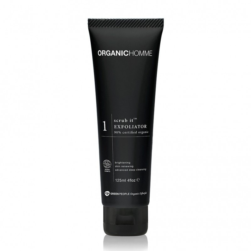 1 Πήλινγκ και Απολέπιση  Organic Homme 1 Scrub It Exfoliator 125ml - Green People