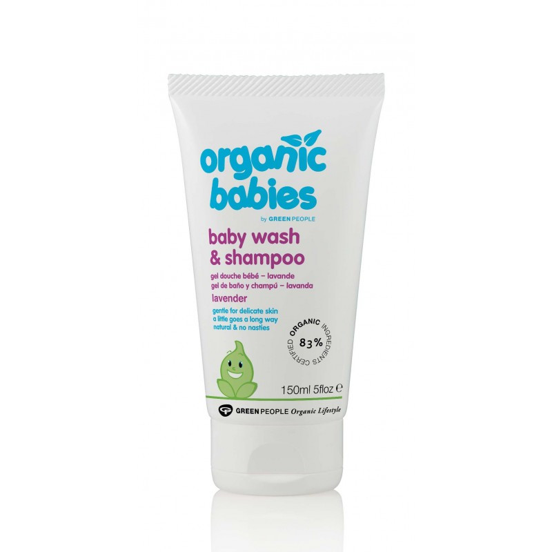 Βρεφικό Αφροντούς & Σαμπουάν Λεβάντα   Organic Baby Wash   Shampoo Lavender 150ml - Green People